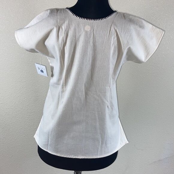Agave Girl Boutique Handmade Mexicana Women Blouse Size M - Picture 6 of 8